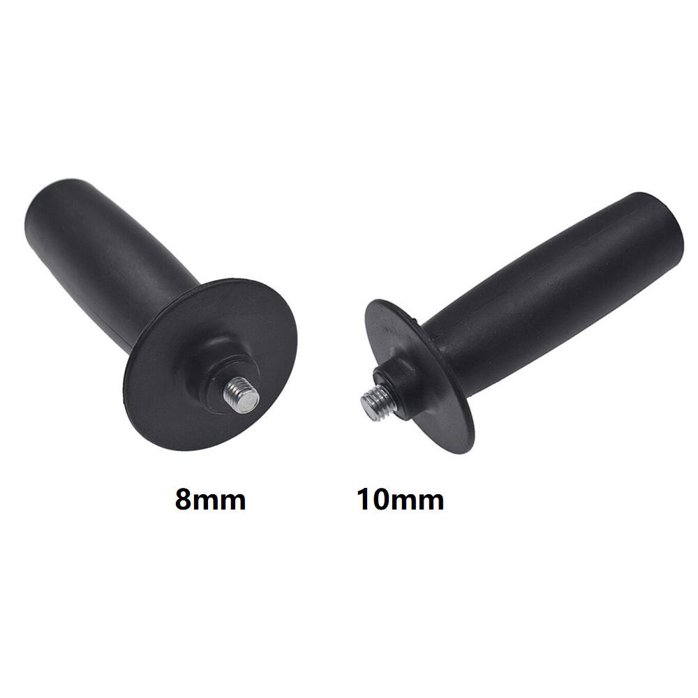 Угловая шлифовальная машина 8 мм/10 мм. Ручка с резьбой. Вспомогательная боковая рукоятка. Пластик M8/M10.