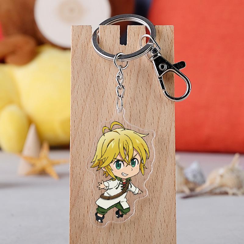 Акриловый брелок «Семь смертных грехов» Nanatsu No Taizai Meliodas Ban King Hawk Diane, фигурка, кулон, брелок