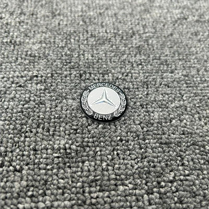 AABGT1 Aluminum 29mm Car Multimedia Knob Badge Stickers for Mercedes Benz W124 W140 W163 W202 W203 W204 W205 CLA CLK CLS GLA GLC