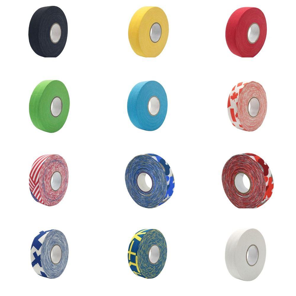 2.5cm*25m Hockey Stick Tape Wear-resistant Golf Tape Sticky Accessories Badminton Tape Ice Hockey