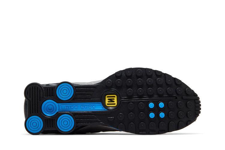 Men's Sneakers Nike Shox R4 Brazil Black/Canaray/Metallic Pewter/Light Photo Blue/White