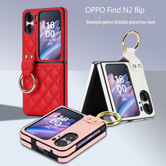 Чехол-книжка из натуральной воловьей кожи первого слоя с сенсорным окном для Huawei P60/P60 Pro