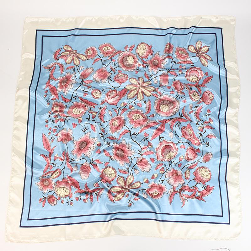 High-quality Luxurious Silk Scarves Headband Scarfs Neck Scarf For Women Chain Silk Scarf Women's Decorative Shawl