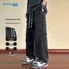 JEANSWEST Men's Lightweight Straight-Leg Casual Cargo Pants
