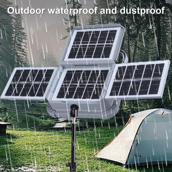 Солнечный прожектор для кемпинга, супер яркий, высокий люмен, водонепроницаемый, мощный, перезаряжаемый, солнечный, уличный, портативный светодиодный прожектор с отражателем