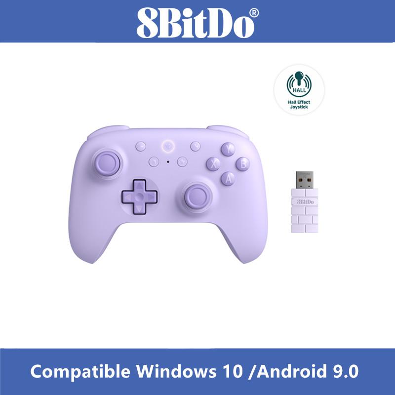 8BitDo Transparent Black Ultimate 2C 2.4G Wireless Gamepad Gaming Controller for Windows,Android, Hall Effect Windows 10