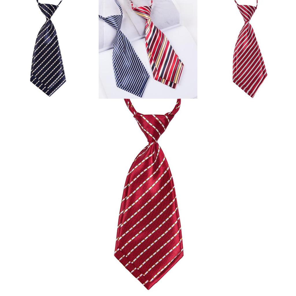 Детский галстук в полоску для школьной формы и офисной одежды