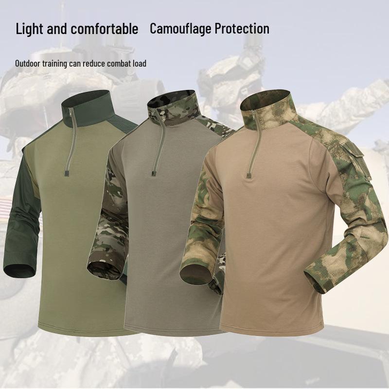 G2 Camouflage Frog Suit: Quick-Dry Tactical Top & Pants Set for Outdoor Military Training