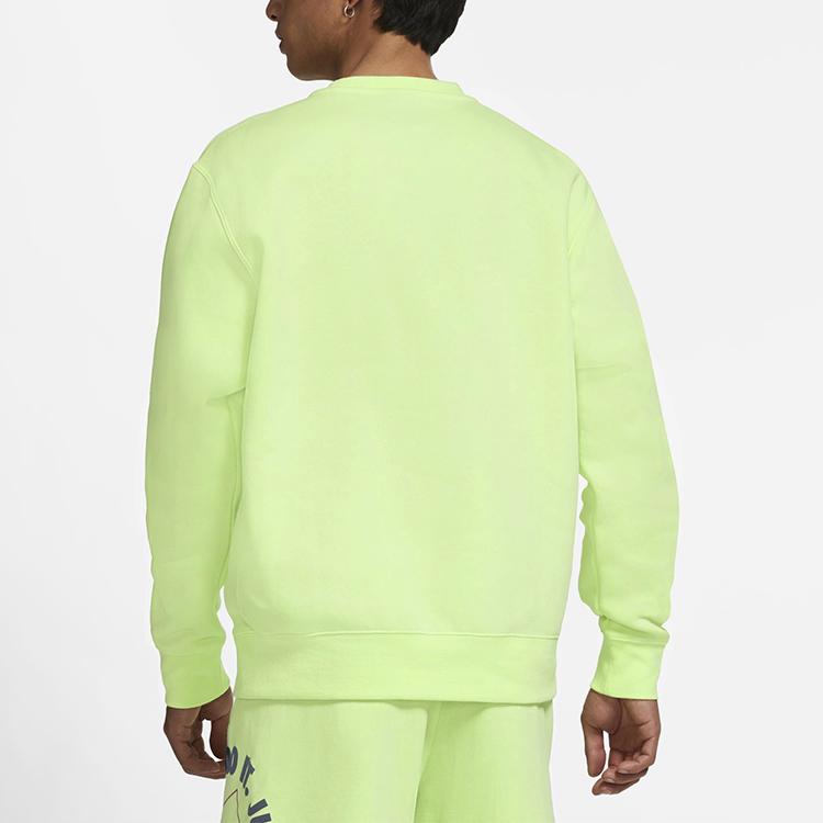 Nike Sweatshirts Men's Green Crew Neck Moderate Regular BV2663-383