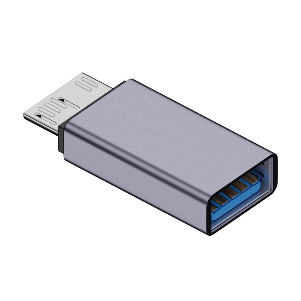 USB-A/Type-C на Micro B Адаптер для передачи данных 7,5 Вт Портативный Конвертер USB3.1 Gen2 Высокоскоростной для Кабеля Жесткого Диска Мобильного Телефона