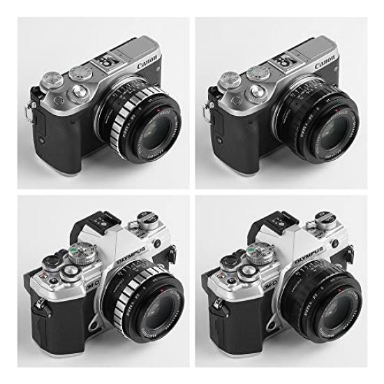 TTArtisan 23mm Manual Large Aperture Lens for Canon EOS M Mount Cameras F1.4 APS-C (M1, M2, M3, M5, M6, M6II, M10, M100, M50)