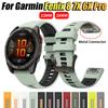 Быстросъемный силиконовый ремешок 22 мм 26 мм для Garmin Fenix 8 Pro 7X 7 6 6X Pro 5 5XPlus/Epix Pro Gen 2 51 мм 47 мм Браслет Ремешки для часов