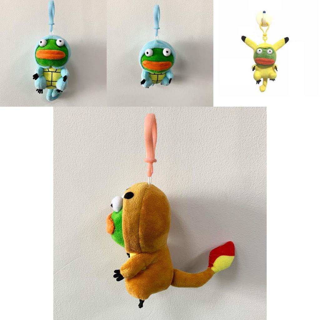 High-quality Pepe The Frog Plush Keychain Doll Pendant For Collectors