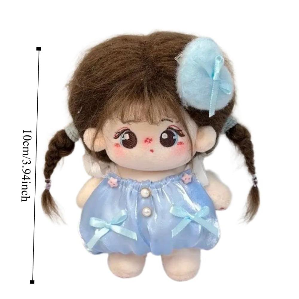 Bow Dress Doll Clothes Outfit with Wing Doll Dress Up Set Doll Accessories