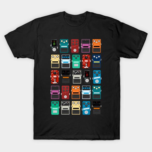 Asian Size Men Black Print T-shirt Pedal Board No-Cut Heat Transfer Print Cotton Tshirt