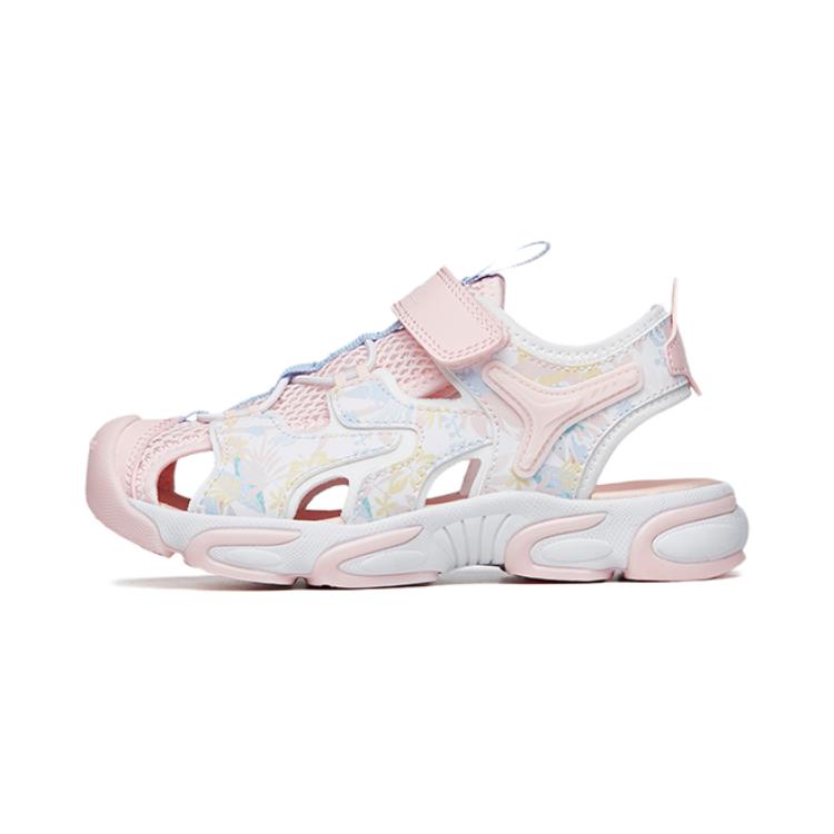 Anta Удобные нескользящие прочные детские сандалии детские сандалии розовые 322229918-2