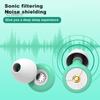 1 комплект беруш с шумоподавлением и насадками для ушей Моющиеся водонепроницаемые мягкие силиконовые многоразовые средства защиты органов слуха Работа для учебы Спящий Плавание Бесшумный