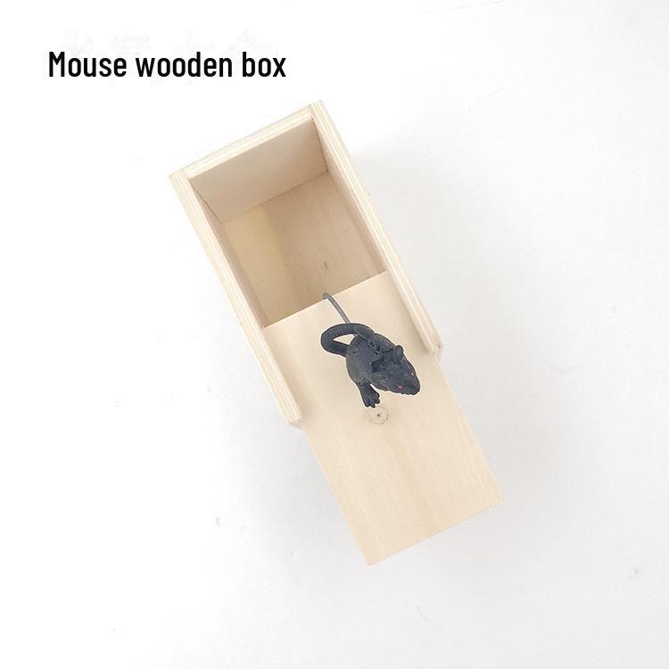 Страшная деревянная коробка для розыгрышей с пауком, игрушка-подделка TikTok, сюрприз в виде жука