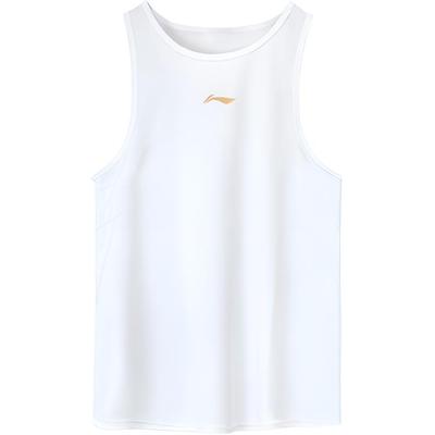 Li Ning удобный спортивный повседневный бег баскетбол фитнес свободный жилет унисекс жилеты белый платиновый LWTU014-1