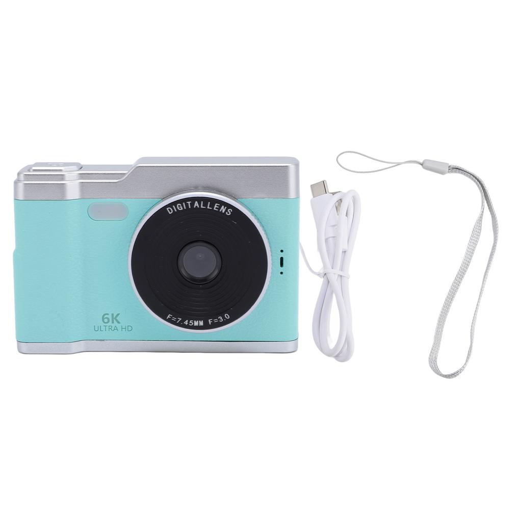 Digital Camera 48MP 8x Zoom Front Rear Lens Multiple Filters 2.4 Inch Screen Anti Shake Portable Compact Students