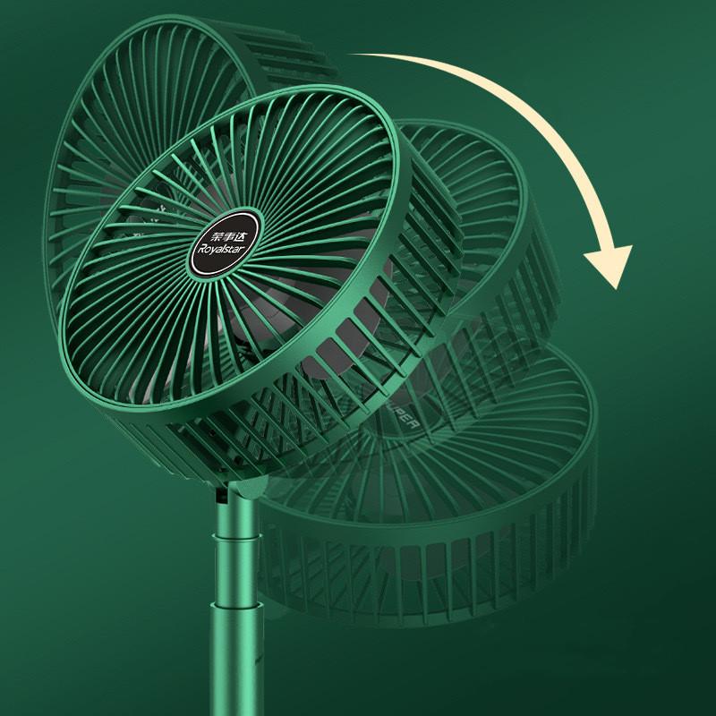 Вентилятор на подставке 6 дюймов складной портативный телескопический USB аккумулятор 3 скорости супер тихий регулируемая высота