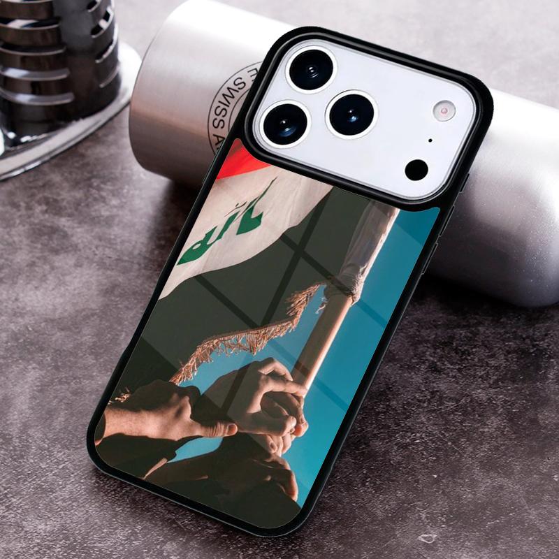 Чехол для телефона с флагом Ирака для iPhone 17 16 15 Pro Max Air 14 13 12 11 Plus Ударопрочный чехол