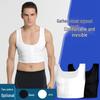 Men's Compression Vest Body Shaper - Lightweight, Breathable Chest Binder & Back Support, Model NY106