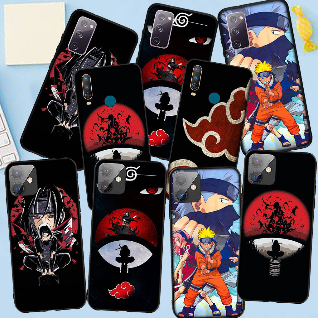 Case for Samsung Galaxy S25 S23 S24 Ultra FE Plus A05 A06 A15 A16 A36 A37 A35 A54 A55 A56 A57 A25 A26 A53 Narutos Poster Itachi Uchiha Akatsuki Cover