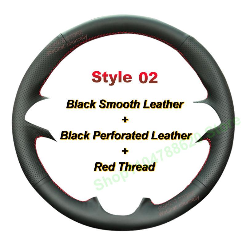 Hand-Sewn Alcantara Non-slip Suede Nappa Leather Car Steering Wheel Cover Wrap for BYD Formula Leopard 5 Interior Accessories