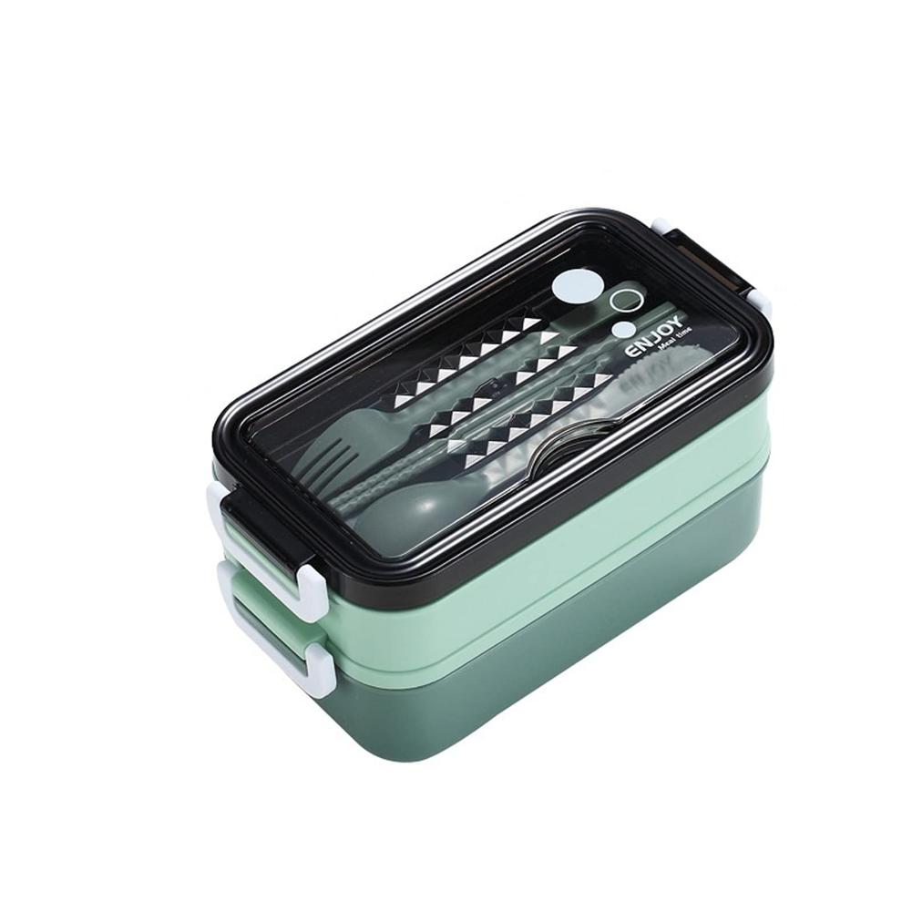Портативный ланч-бокс Bento для школьников, офисных работников, 3 слоя, микроволновая печь, подогрев, контейнер для обеда, коробка для хранения еды