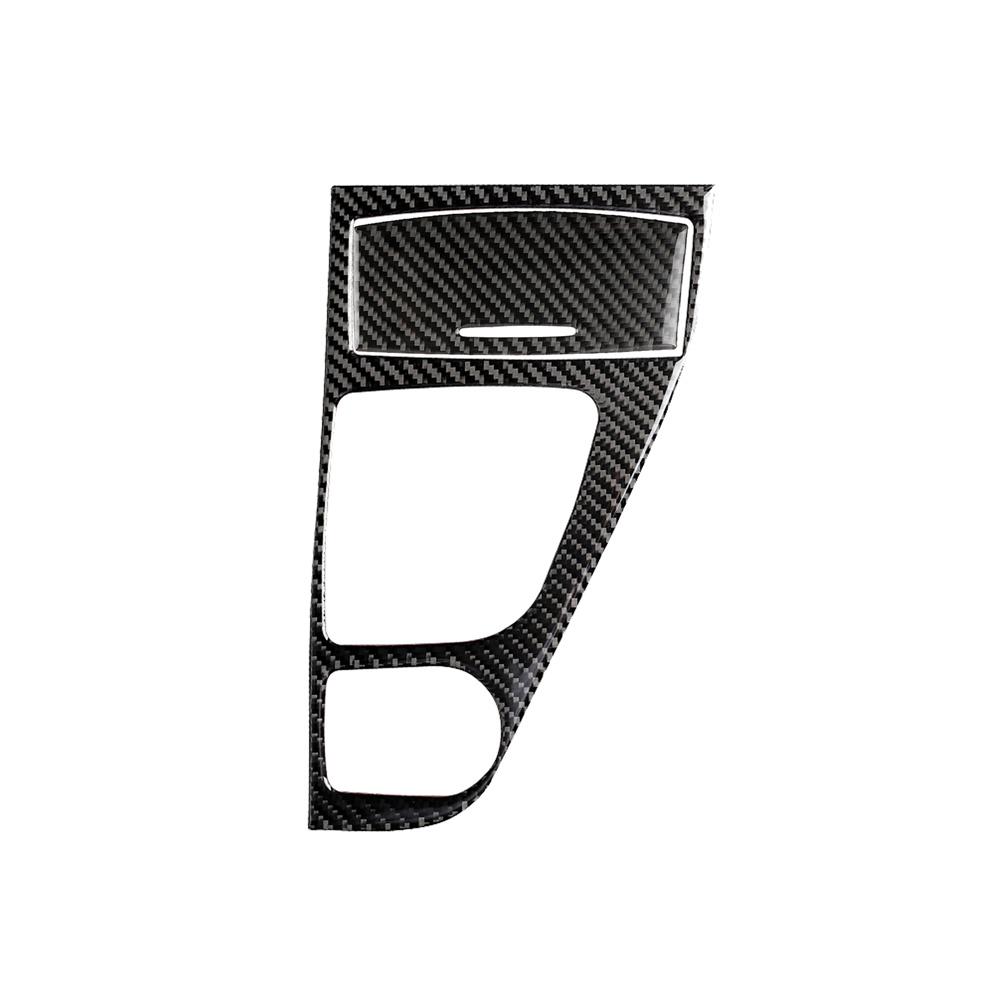 Carbon Fiber Interior Console Gear Shift Cover Trim For Infiniti Q50 Q60 2014-19