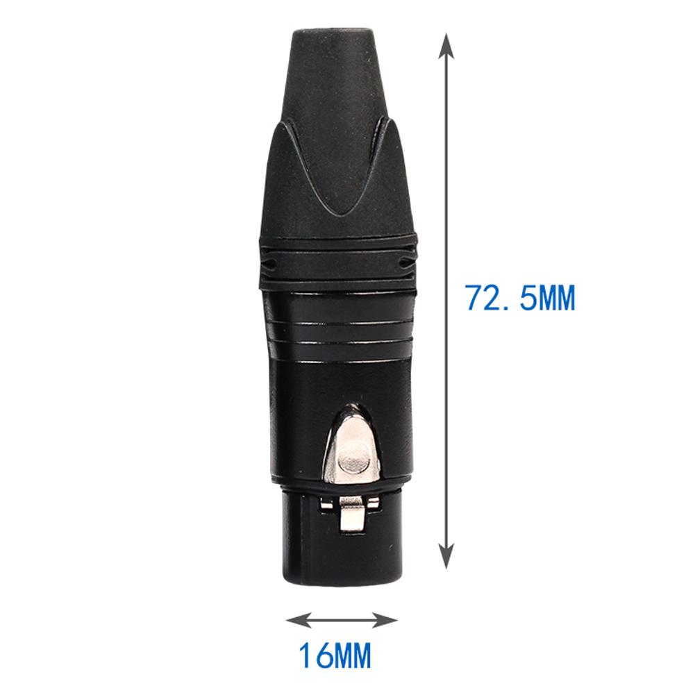 10 шт. DIY микрофон XLR 3Pin гнездовой разъем кабель припой штекер адаптеры