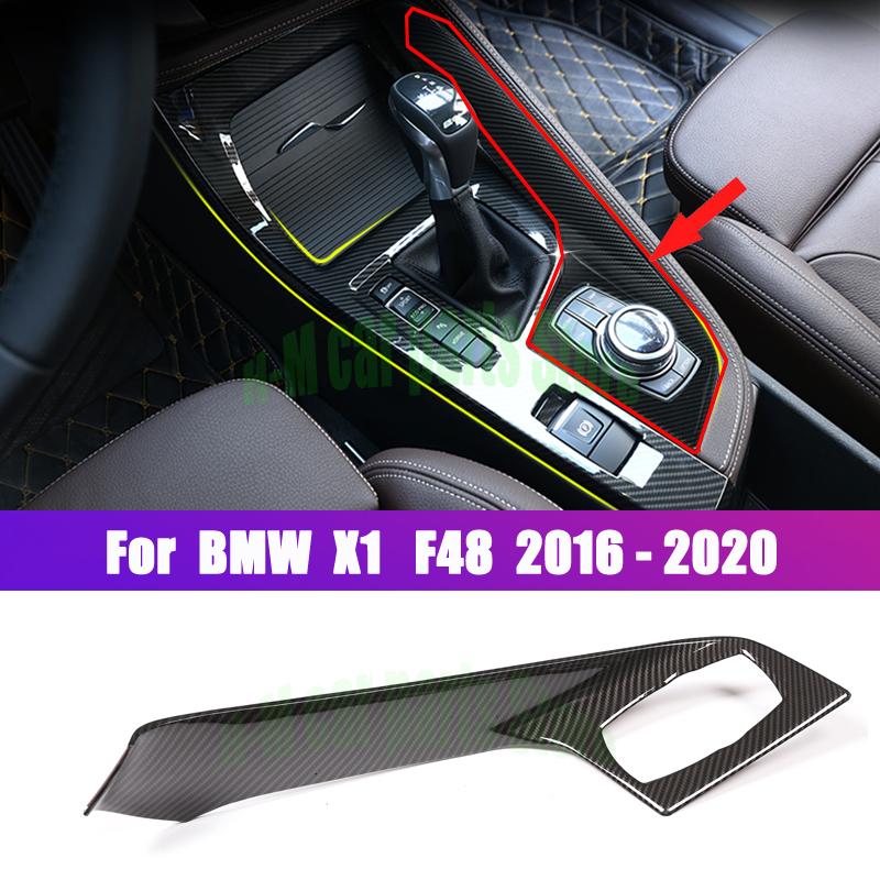 Для BMW X1 F48 2016-20 приборный центр, панель переключения передач, отделка панели, автоаксессуары, Стайлинг автомобиля, украшение с центральным управлением