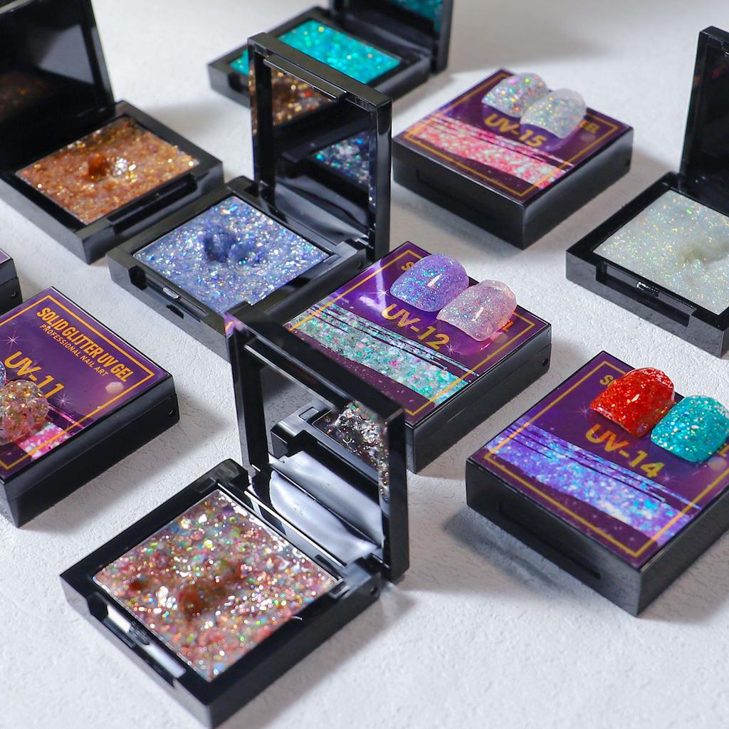 Nail Art Japanese Uv Solid Sequin Glue Nail Polish Glue Фототерапевтический клей Solid Glitter Sequin Glue Factory