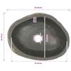 River Stone Oval Washbasin (29 38) * (24 31) cm