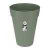 ELHO Pot De Fleurs Loft Urban Rond Haut - Ø 34 X H 45 Cm - Extérieur - 100% Recyclé - Vert