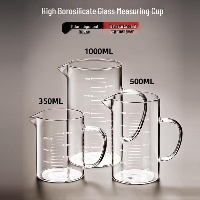 Shangqi High Borosilicate Glass Measuring Milk Cup