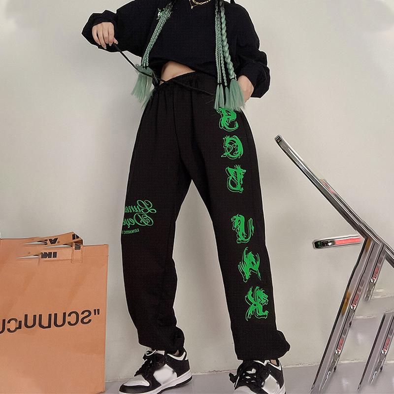 Hippie Gothic Baggy Sweatpants Women Harajuku Streetwear Oversize Jogging Sports Pants Kpop Y2K Trousers Female Korean Style