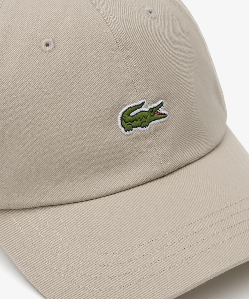 LACOSTE Мужская Кепка-бейсболка Нового кроя Базовая Зеленая с рисунком под крокодила Rk109E-56G 02S