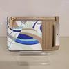 moncross GYAW9161 leather printed unisex card wallet