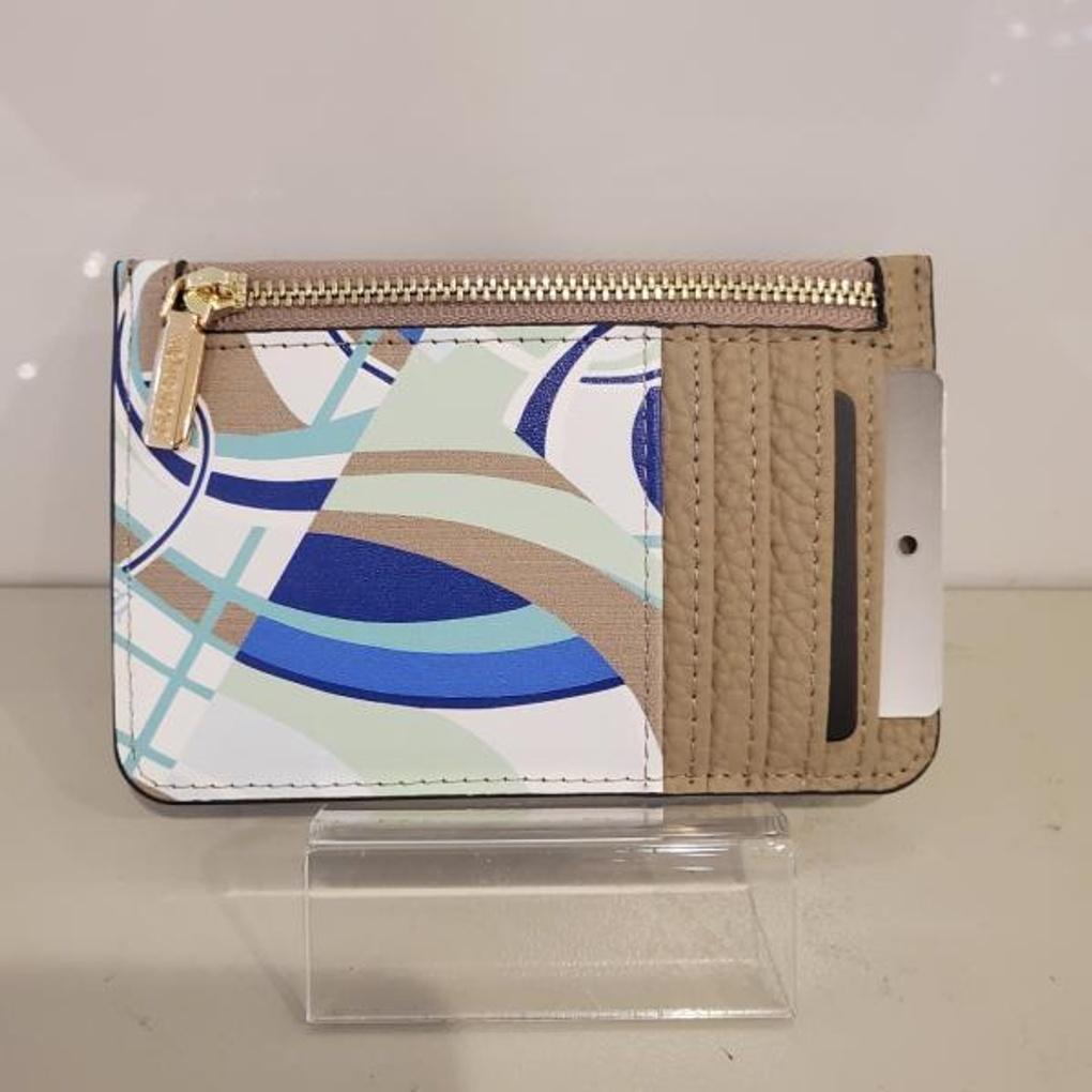 moncross GYAW9161 leather printed unisex card wallet