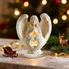 Angel Ornament Acrylic Decorative Statue White Christmas Ornament Easy To Install Purity Symbol Christmas Decor
