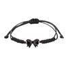 Bow Braided Bracelet Adjustable String Rope Bracelet Handcrafted Cheerleader Bracelet for Cheer Dance Team Friends Gift