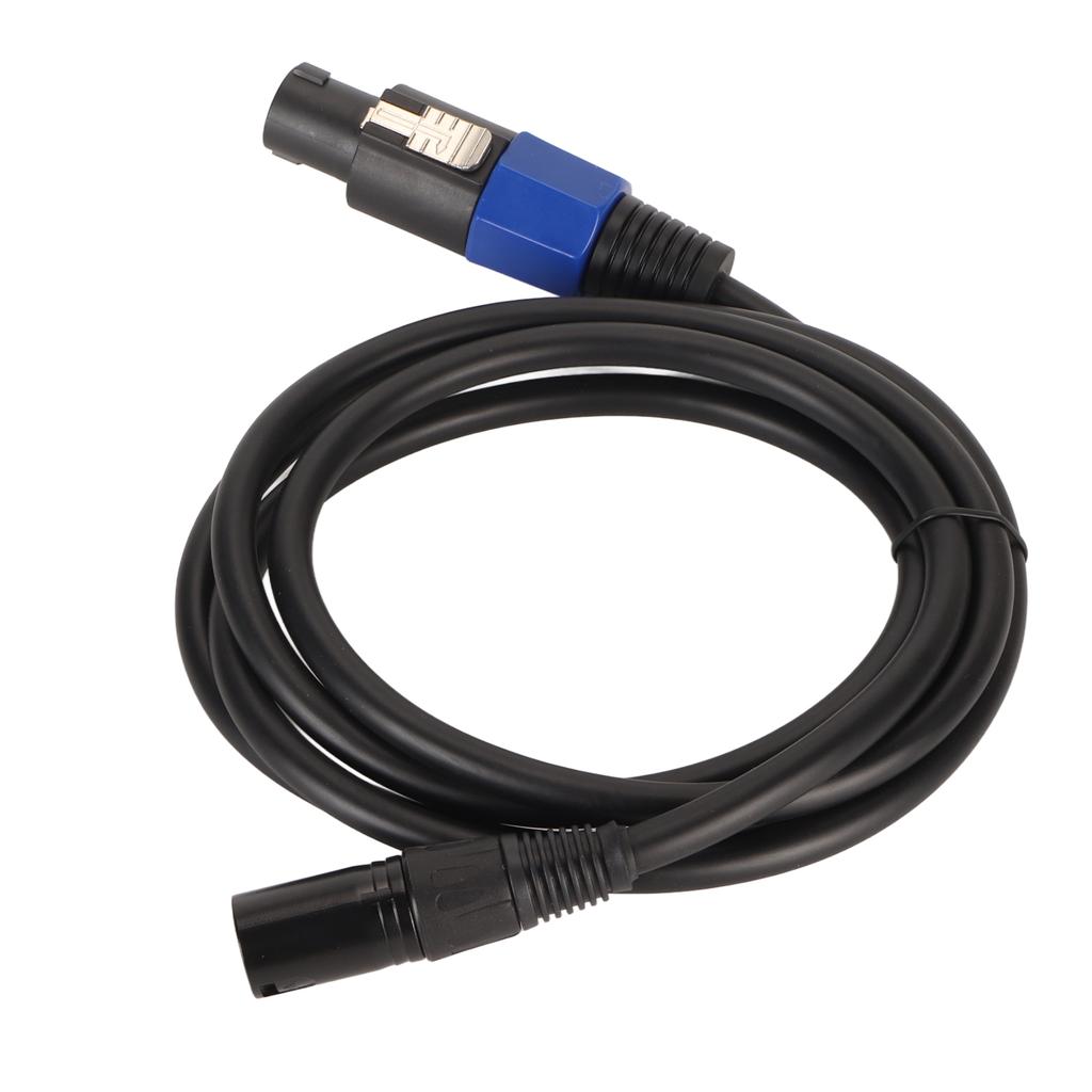 Speaker Plug Male to XLR Male Cable XLR 3pin Speaker Extension Cable for DJ PA Gig Stage Speaker 1.8M