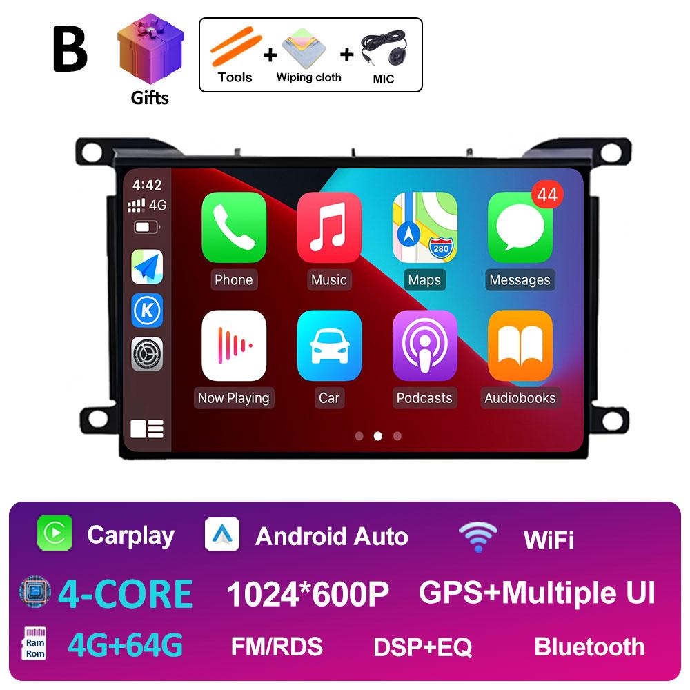 GPS Navi Bluetooth 7 дюймов для Citroen DS5 2010 2011 2012 2013 - 2017 беспроводной Carplay Android 14 Авторадио QLED IPS экран WIFI