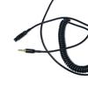 Flexible Coiled Cable Headphone Cable Compatible for K702 K712 K245 K240 K241 Q701 Models Gold Plated 6.35mm 3.5mm Plugs