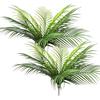 20.47in 9Leaves Artificial Tropical Plants Fake Palm Plant Branch Green Leaves for Home Garden Office Jungle Carnival Decoration