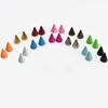 10sets 7*10mm Bullet Cone Colored Studs And Spikes For Clothes DIY Handcraft Garment Rivets For Leather Bag Shoes