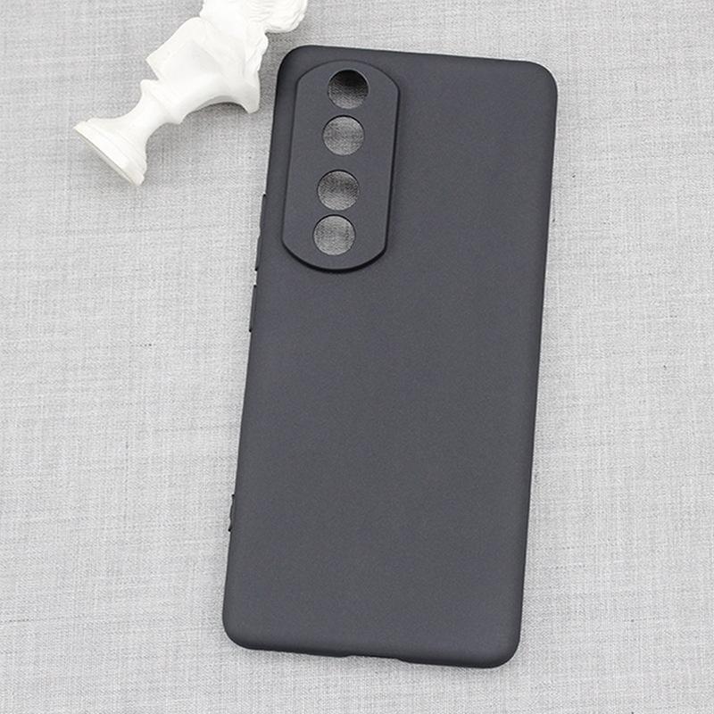 Новая модель подходит для Honor Magic8 Pro Air черная матовая ТПУ чехол для мобильного телефона Power2 однотонный мягкий силикон.