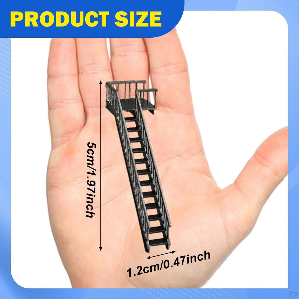 1/64 Staircase Model Display Stand Accessories,Small Decorations DIY ,Miniature Stairs for Home